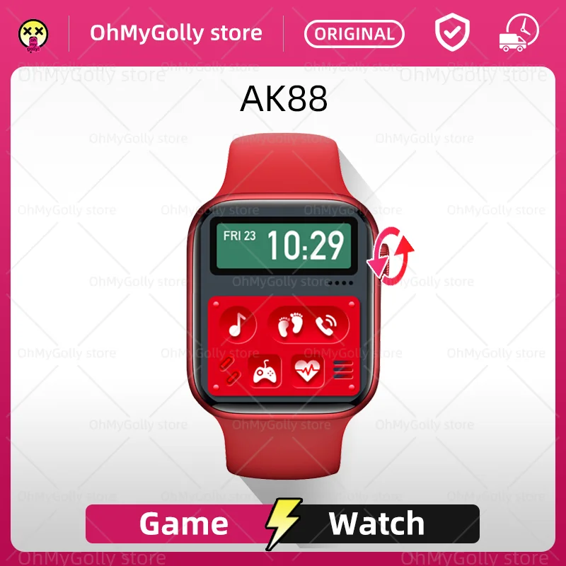 

Смарт-часы IWO PRO AK88 для мужчин и женщин, умные часы с Bluetooth, пульсометром, подходит для Android и IOS, PK AK76, 2020