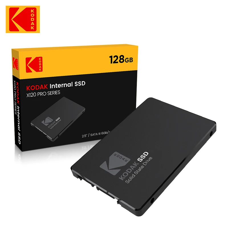 

Kodak Internal SSD X120 PRO 2.5'' ssd 128GB 256GB 512GB 1TB SataIII Solid State Drive for laptops Destops 550MB/S