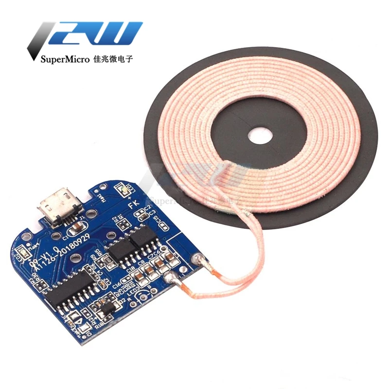 Беспроводной модуль передатчика высокой мощности 5 Вт 1 А беспроводное зарядное