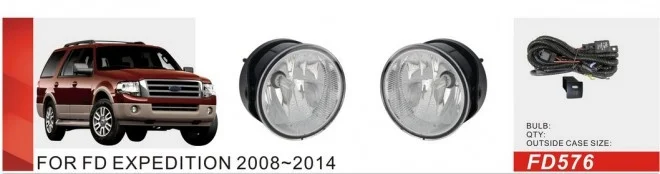 

Qirun fog lamp assembly lights+covers+wires+switch for Ford Expedition 2008~2014