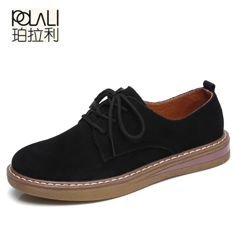 Осенняя женская обувь на плоской подошве женские кроссовки Кожаные Замшевые