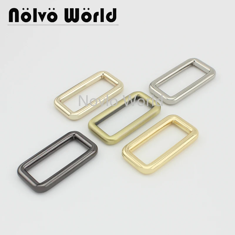 Мир Nolvo 5 20 100 шт цветов 37 6*15 мм 1 &quotметаллические прямоугольные пряжки для сумочки
