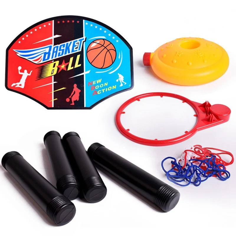 

Children Basketball Playing Set Gift Adjustable Basket Outdoor Sports Basket Goal Indoor Interaction Boy Kids Yard Game Toys PUZ