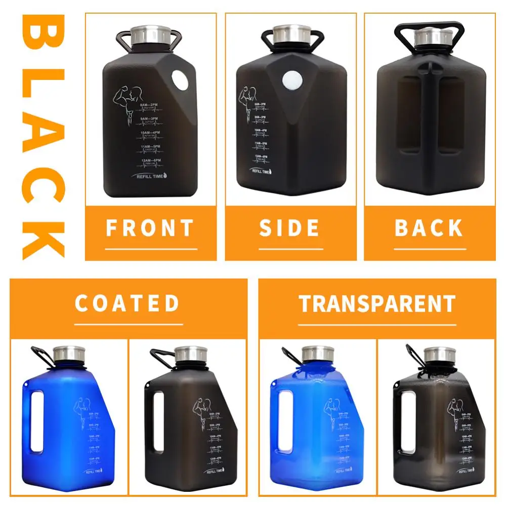 2020New Product 2.7L Спортивная бутылка для воды модный чайник с держателем телефона BPA
