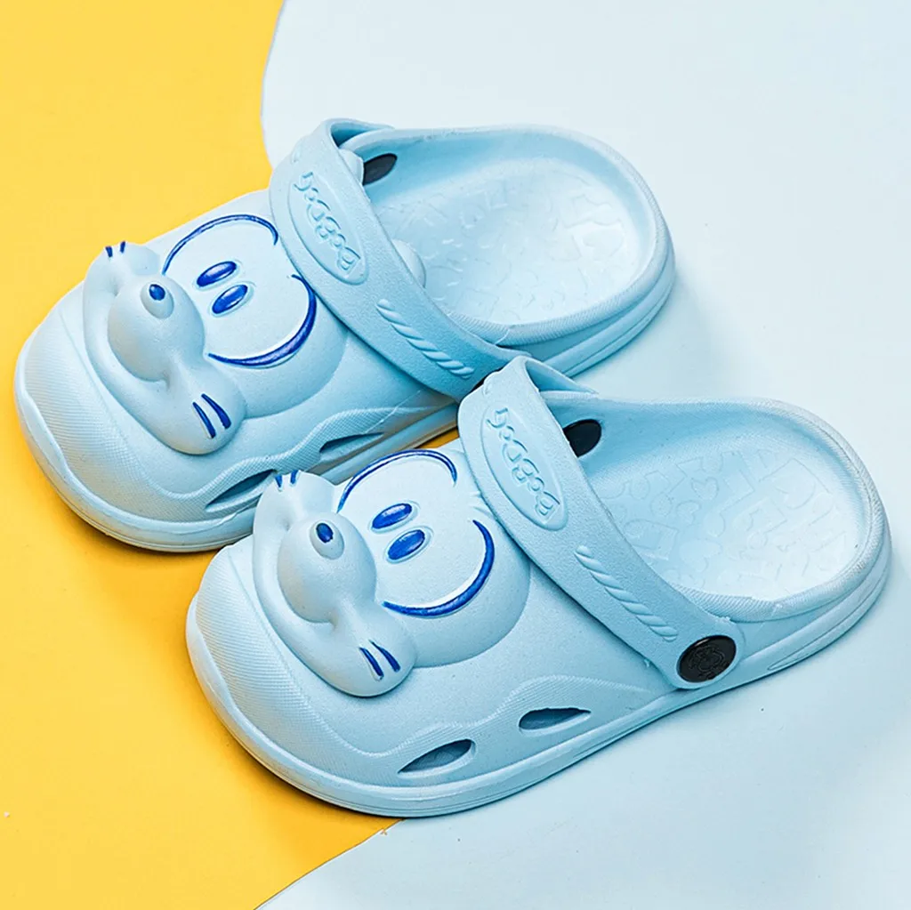 Летние детские сандалии JAYCOSIN для маленьких девочек и мальчиков Мультяшные