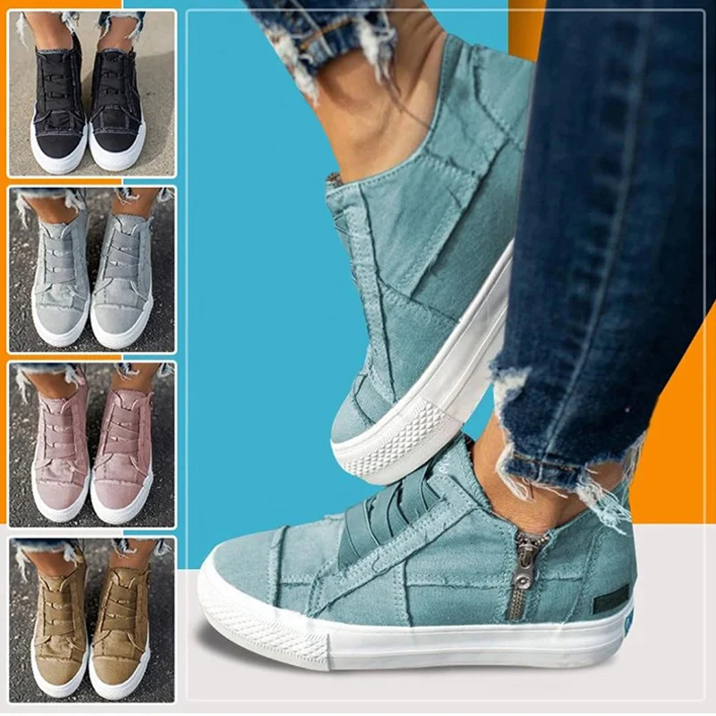 

1 Pair Flats Shoes Sneakers Breathable Anti-slip Casual for Women Men Student -OPK