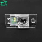 Кронштейн GreenYi для установки камеры заднего вида, подсветка номерного знака для Audi Q7 S8 A6L A4 A3 S5 A8L 2009-2015