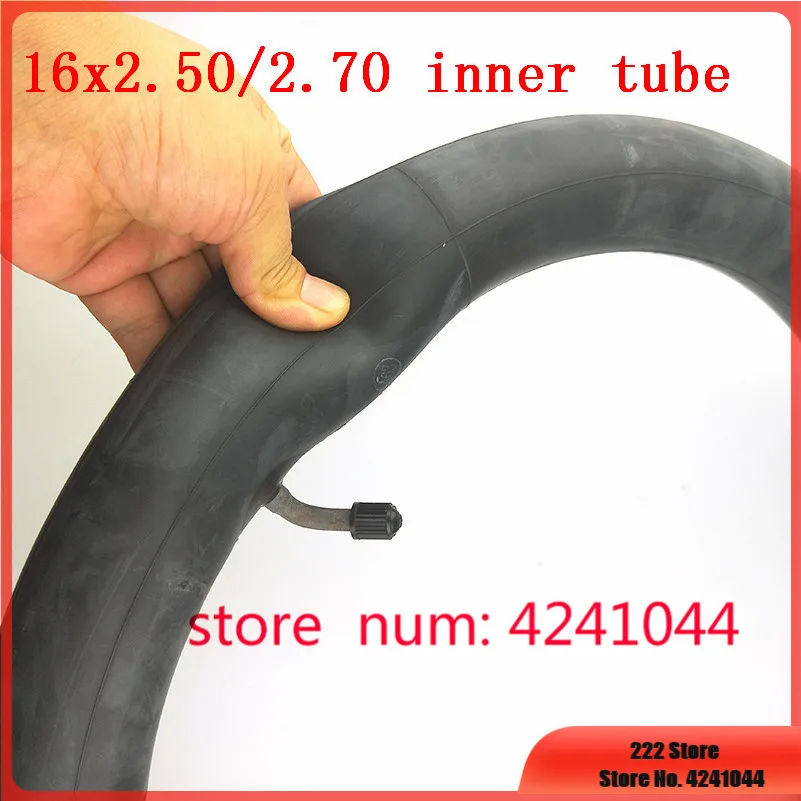 Износостойкая внутренняя трубка для электровелосипеда/мотоцикла 16x50/2. 50/2.70 16x2 70