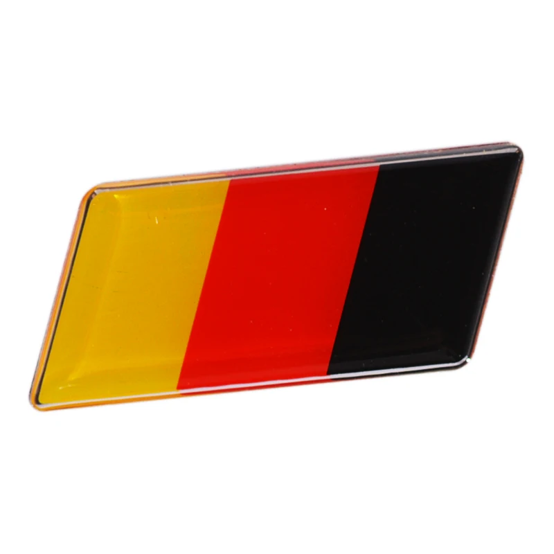 1 шт. Немецкий флаг эмблема решетки для Volkswagen Scirocco GOLF 7 Golf 6 Polo GTI VW Tiguan Audi A4 A6