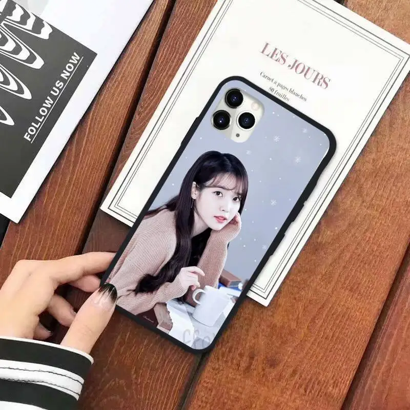 

IU Korean female singer actor Phone Case for iPhone 11 12 pro XS MAX 8 7 6 6S Plus X 5S SE 2020 XR