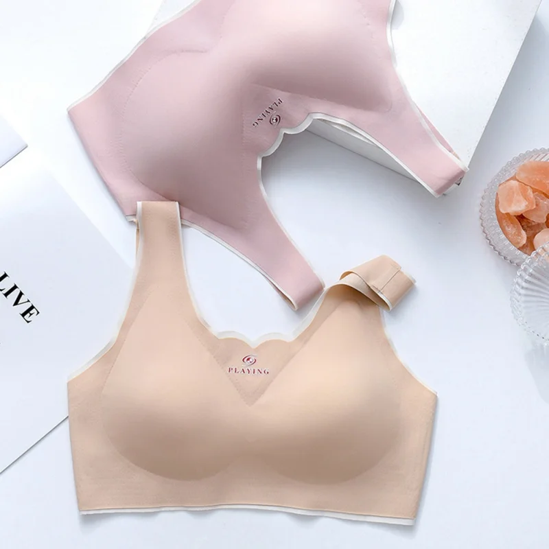 Женский бесшовный бюстгальтер с эффектом пуш-ап без косточек нижнее белье топы