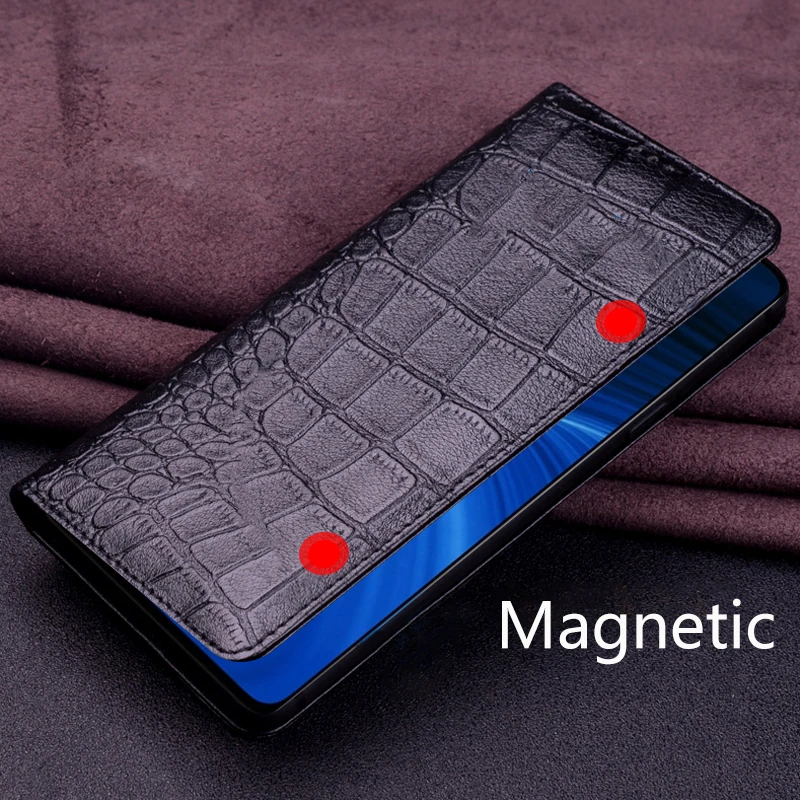 

For realme X2 Pro Case Genuine Leather Flip Cover For OPPO Realme X2 Pro Case Handmake Mobile Phone Case For realme XT