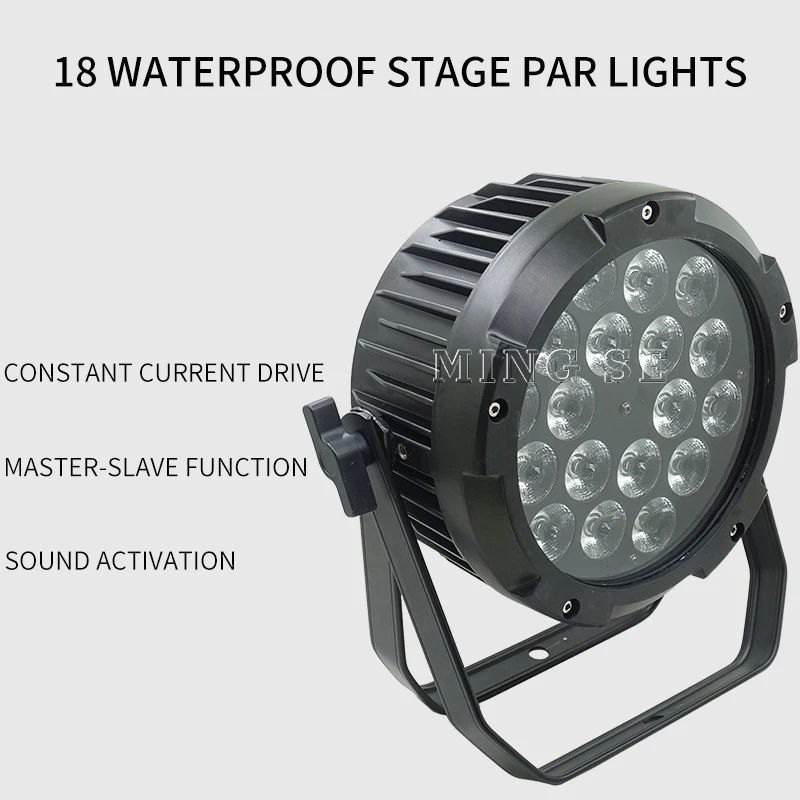 4 шт./лот Водонепроницаемый 18x18w 4in 1/5in 1/6in1 RGBWA УФ светодиодный Par Светильник