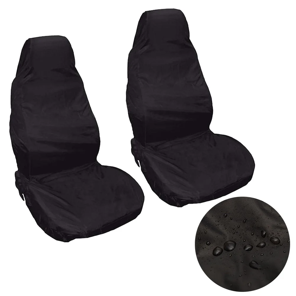 

2 шт. переднее сиденье автомобиля защитная крышка сверхпрочные универсальные Водонепроницаемый авто чехлы на сиденья автомобиля из дышаще...