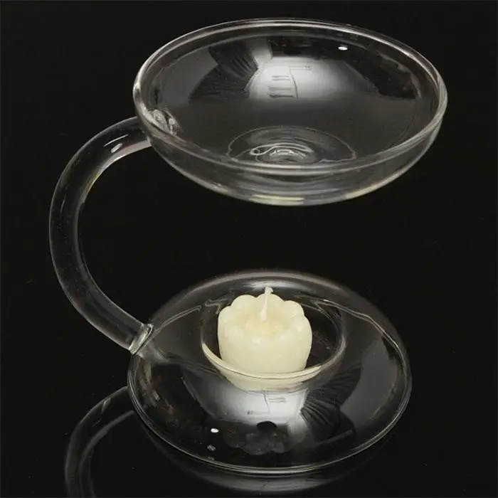 Подсвечник для ароматерапии стеклянный декоративный подсвечник печи элегантная