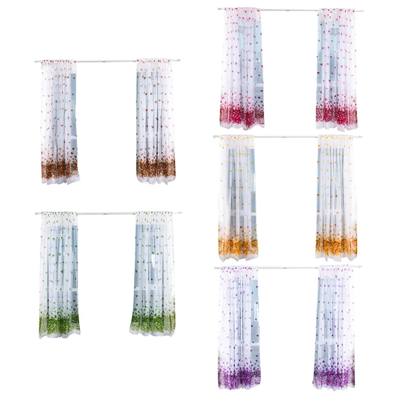 Занавеска на окно прозрачная вуаль гладкий тюль шарф для спальни гостиной | Дом и