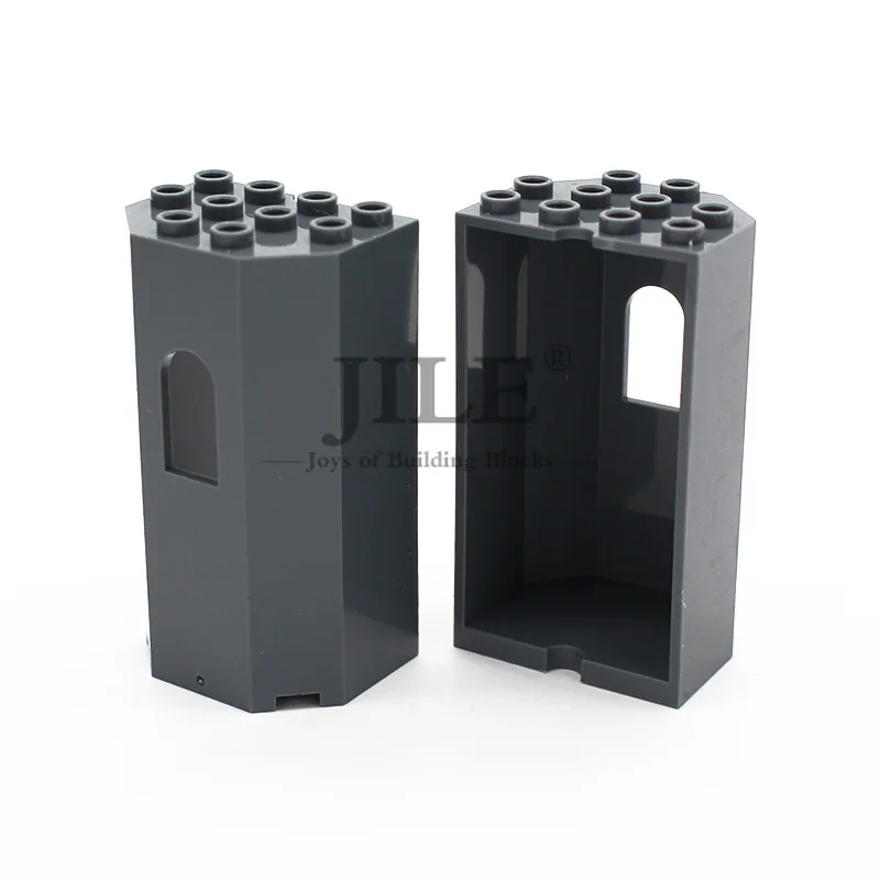 Moc панель 3x4x6 башня форт стена с окном городской вид военный замок 30246 строительный блок кирпич совместимый сборки частицы Moc панель 3x4x6 башня форт стена с окном городской вид военный замок 30246 строительный блок кирпич совместимый сборки частицы