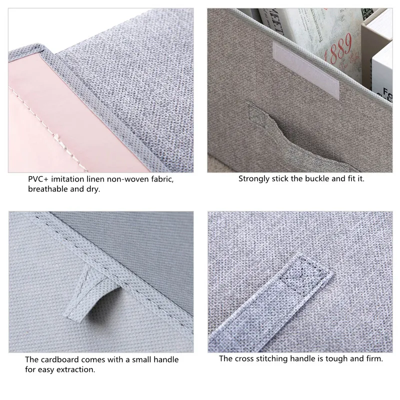 

Home Cartoon Wardrobe Bin Household Toy Boxes Cloth Folding Box Clothing Store Content Box