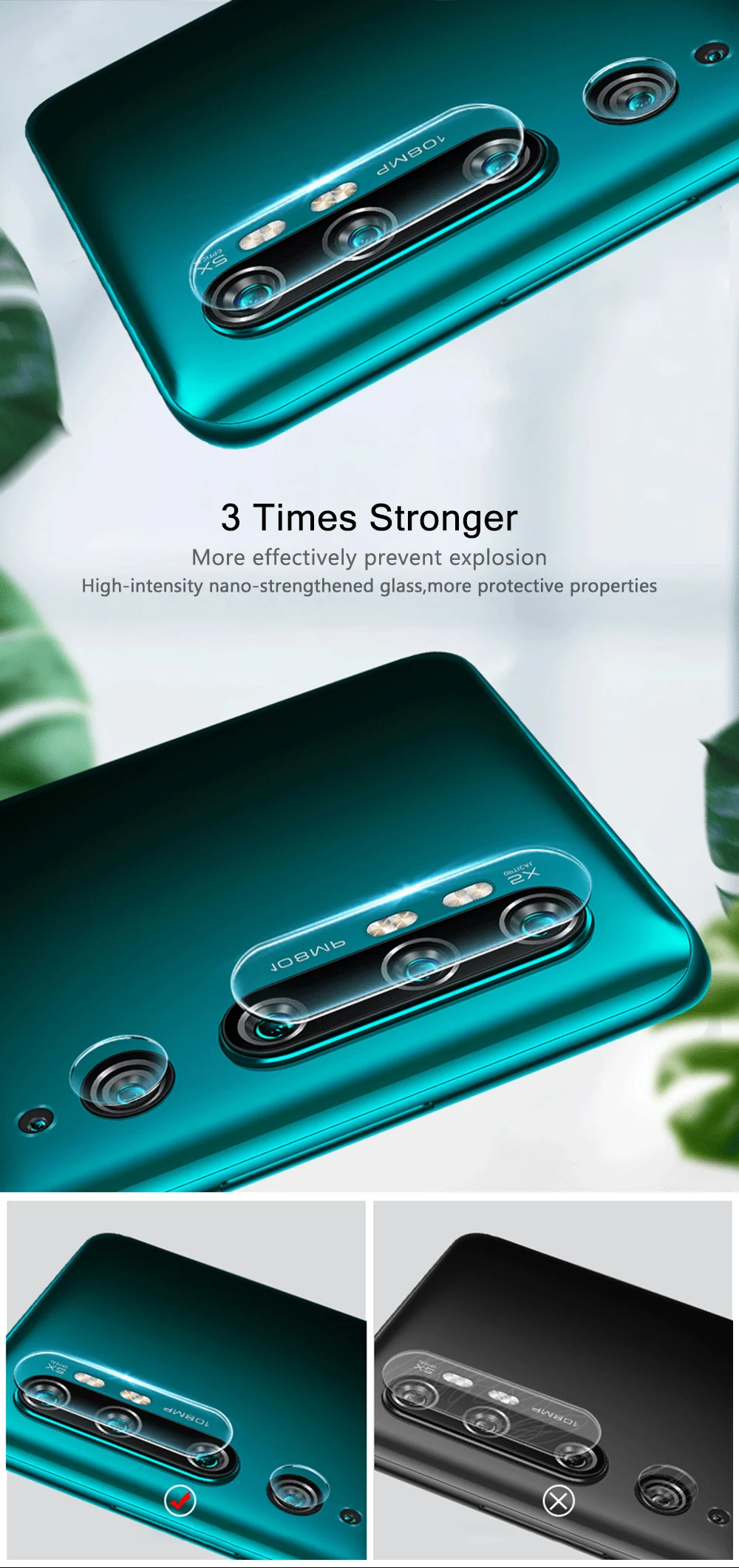 Задняя крышка для объектива камеры чехол для Xiaomi mi note 10 pro mi 9 lite se 9t cc9 pro cc9e a3 мягкая крышка из закаленного стекла на xio mi note 10 cc9pro