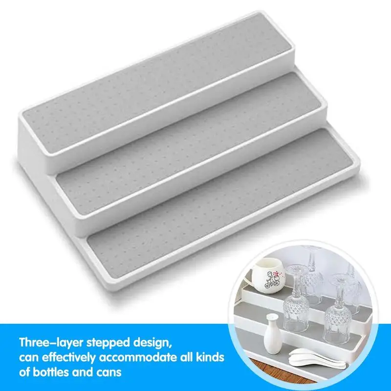 Хорошее качество трехуровневая лестница приправа выдвижной ящик для хранения