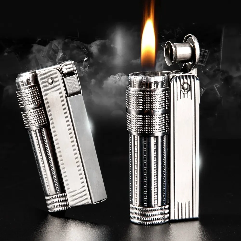 

Genuine IMCO 6700 Lighter Stainless Steel Original Oil Gasoline Cigarette Lighter Cigar Fire Creative Petrol Kerosene Lighters