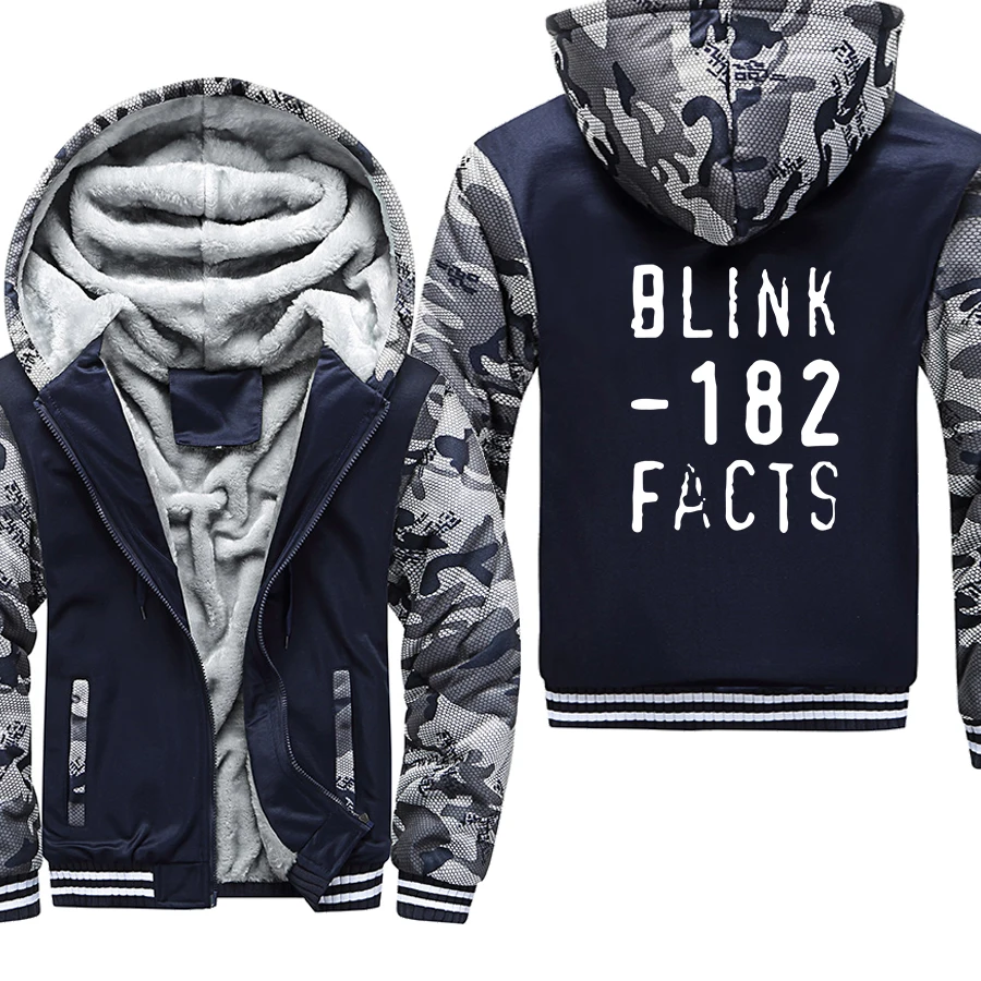 

BLINK-182 FACTS rock thick hoodie men winter coat jacket loose streetwear hoody men vintage Punk hoodies Harajuku men clothes