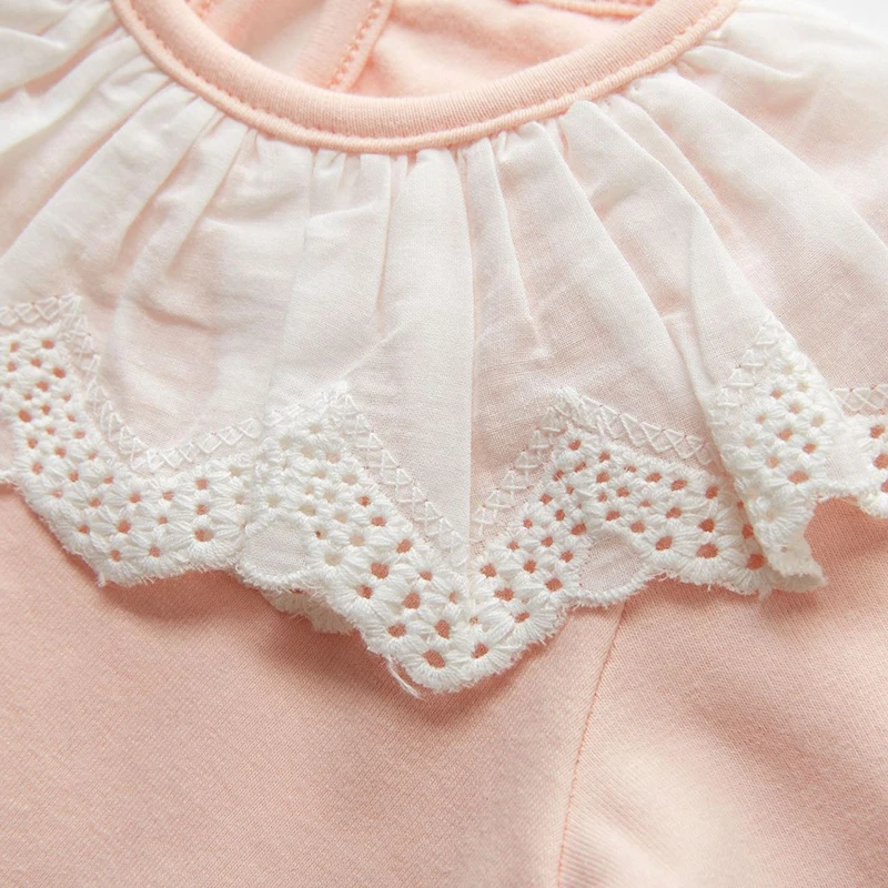 Baby Girl Romper Long Sleeve Clothes For Girls Lace Newborn Baby Rompers For Girls Jumpsuit 100% Cotton Baby Boys Romper images - 6