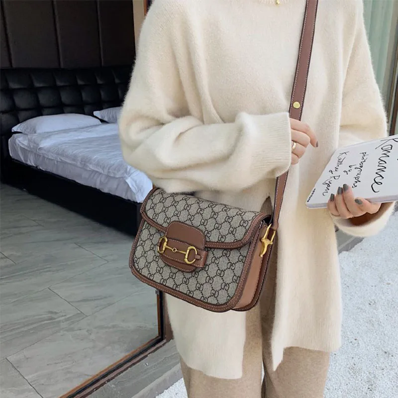 Ретро седельная сумка женская осень и зима 2019 Новая модная универсальная