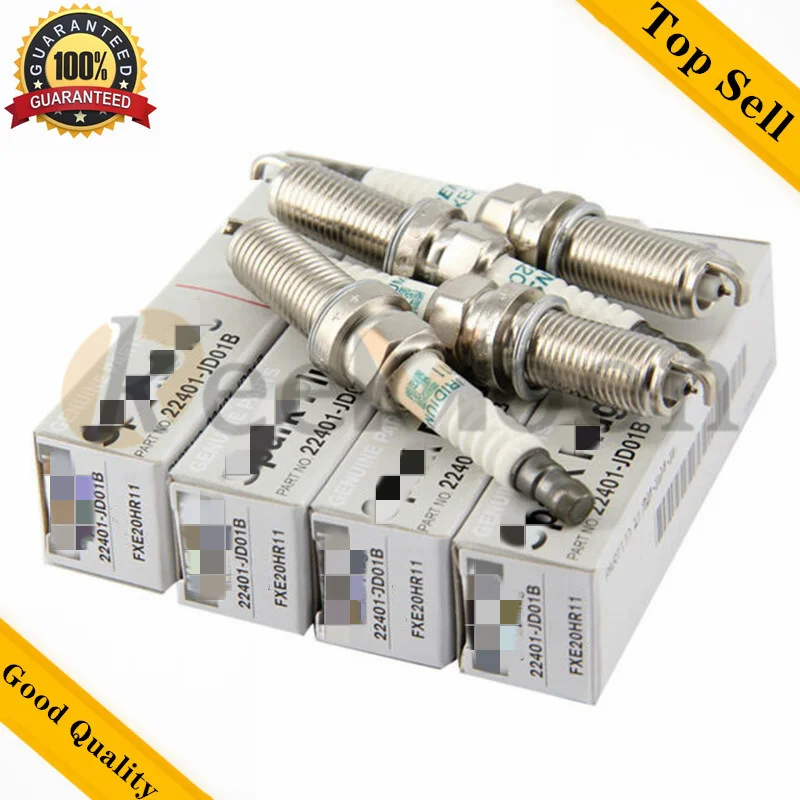 4 шт. 22401-JD01B FXE20HR11 Подходит для Nissan MICRA NOTE QASHQAI SENTRA X-Trail TIIDA X-TRAIL RENAULT KOLEOS я LAGUNA III |
