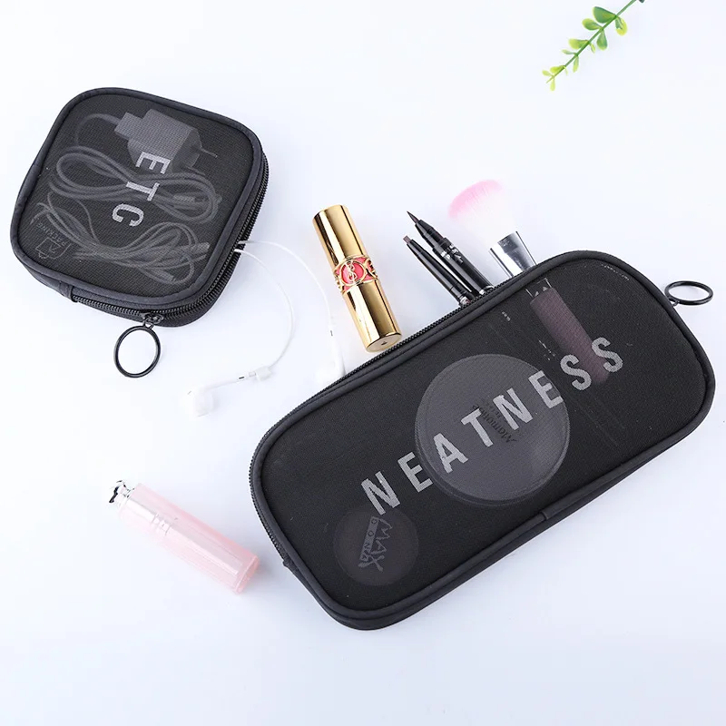 

travel Women cosmetic bag zipper waterproof PVC cosmetic bag storage bag High capacity storage bag cosmetic beauty wash bag