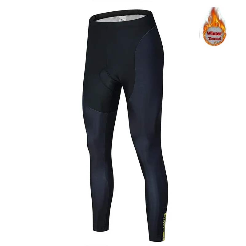 MAVIC Winter Fleece Thermal Men Cycling Long Pants triathlon Outdoor Bicycle Wear bib Top quality shockproof Bike Trousers | Спорт и