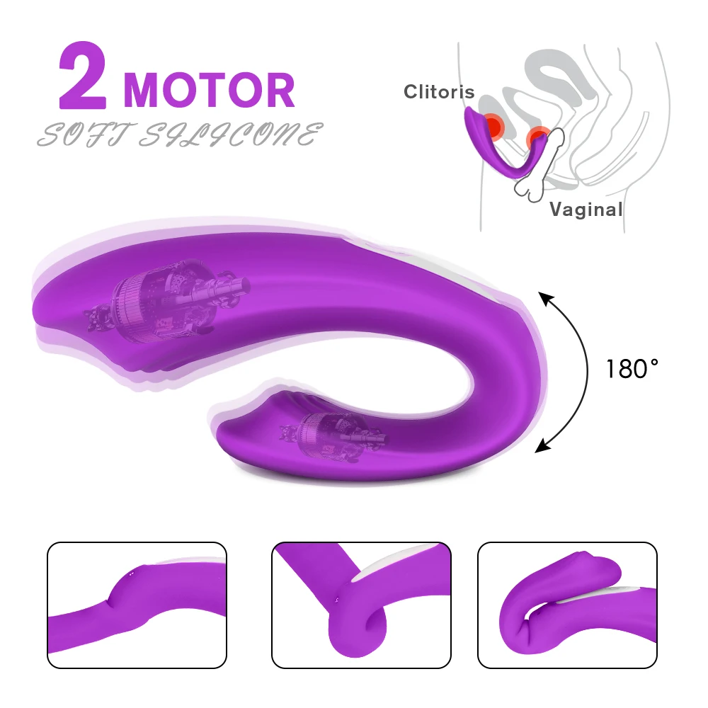 Вибратор для клитора и G-spot с 9 мощными вибрациями Стимулятор точки G секс-игрушка