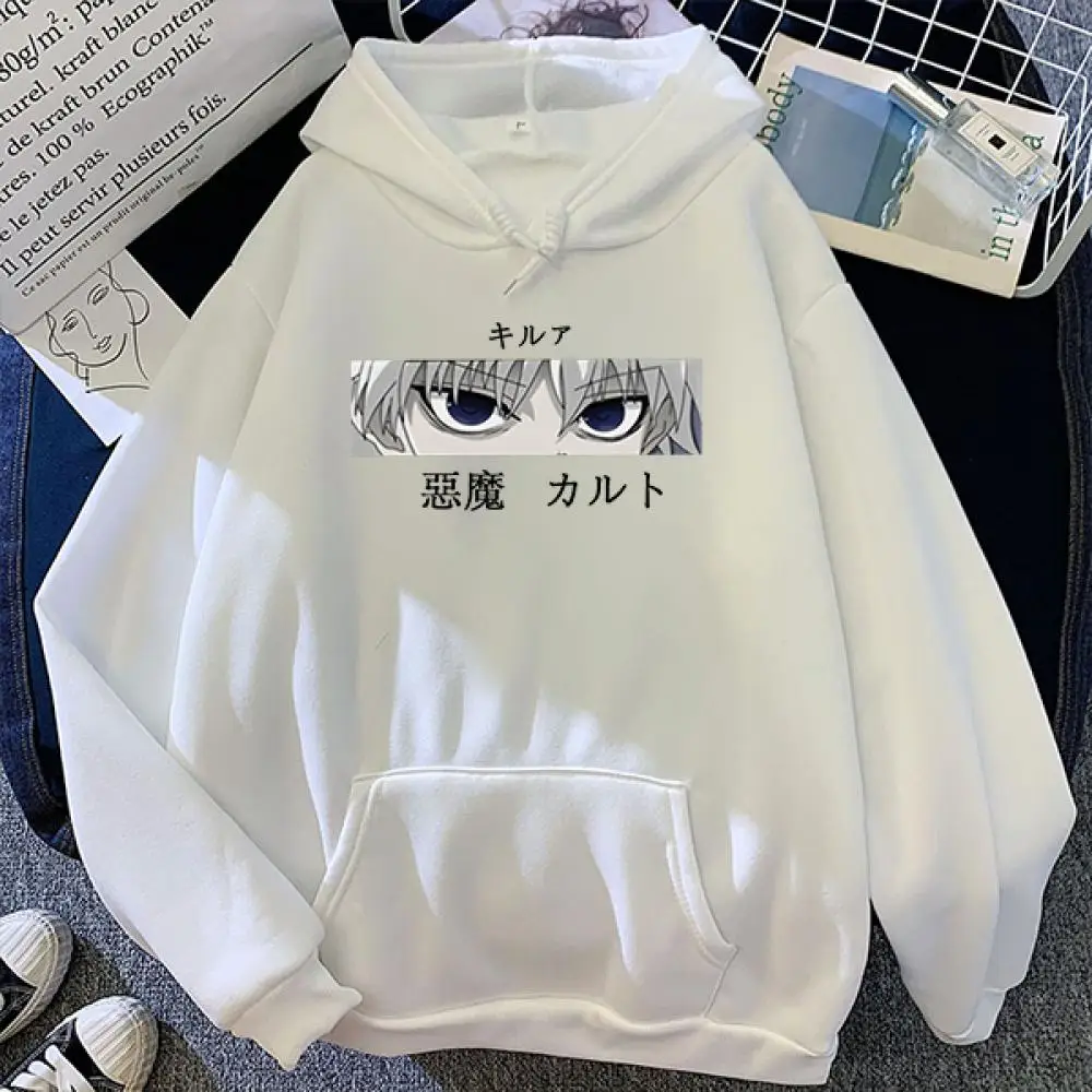 

Unisex Cartoon Japanese Anime Hunter Hoodies Hunter X Men Women Pullovers Hoodies Sweatshirts Anime Hoody Streetwear Tops