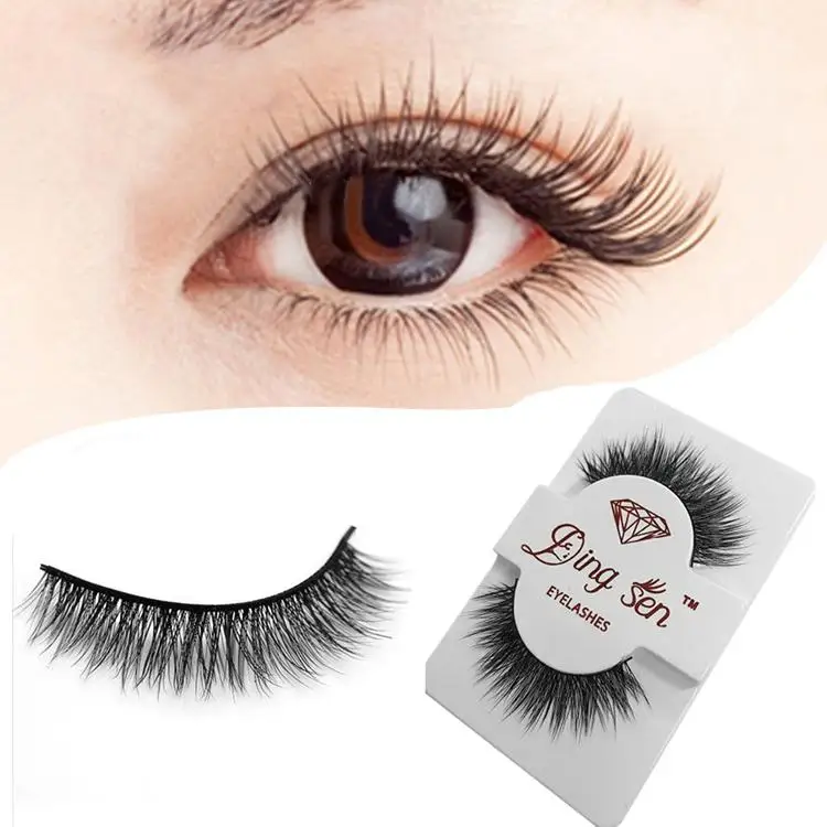 

1 pair False Eyelash Handmade 3D Thick Cross Section Eyelash Extension