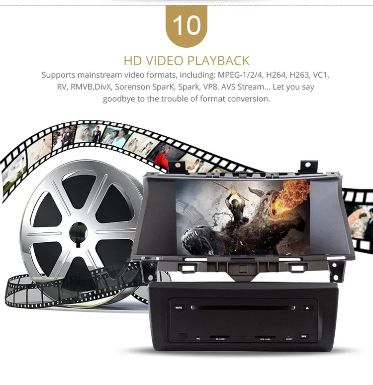 LJDA 2 DIN Android 10 автомобильный dvd-плеер для Honda Accord 2008-2013 Радио Аудио wifi Canbus gps навигация автомобильный мультимедиа