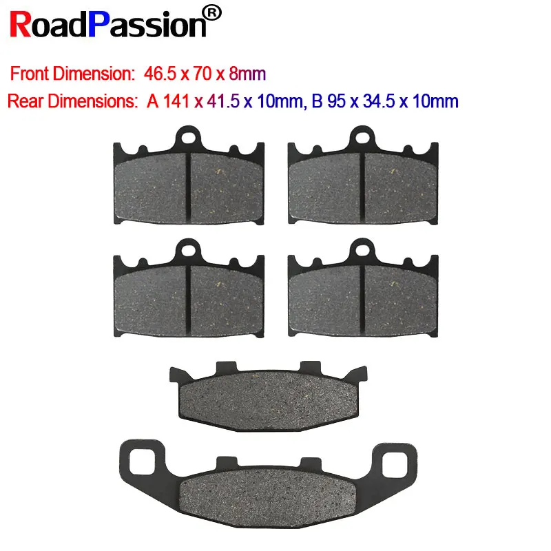

Motorcycle Parts Front Rear Brake Pads Disks For KAWASAKI ZZR400 GPz900R ZX1100C ZZR1100 ZR1100A1 ZX900A ZX11 ZZR 400 GPz 900 R