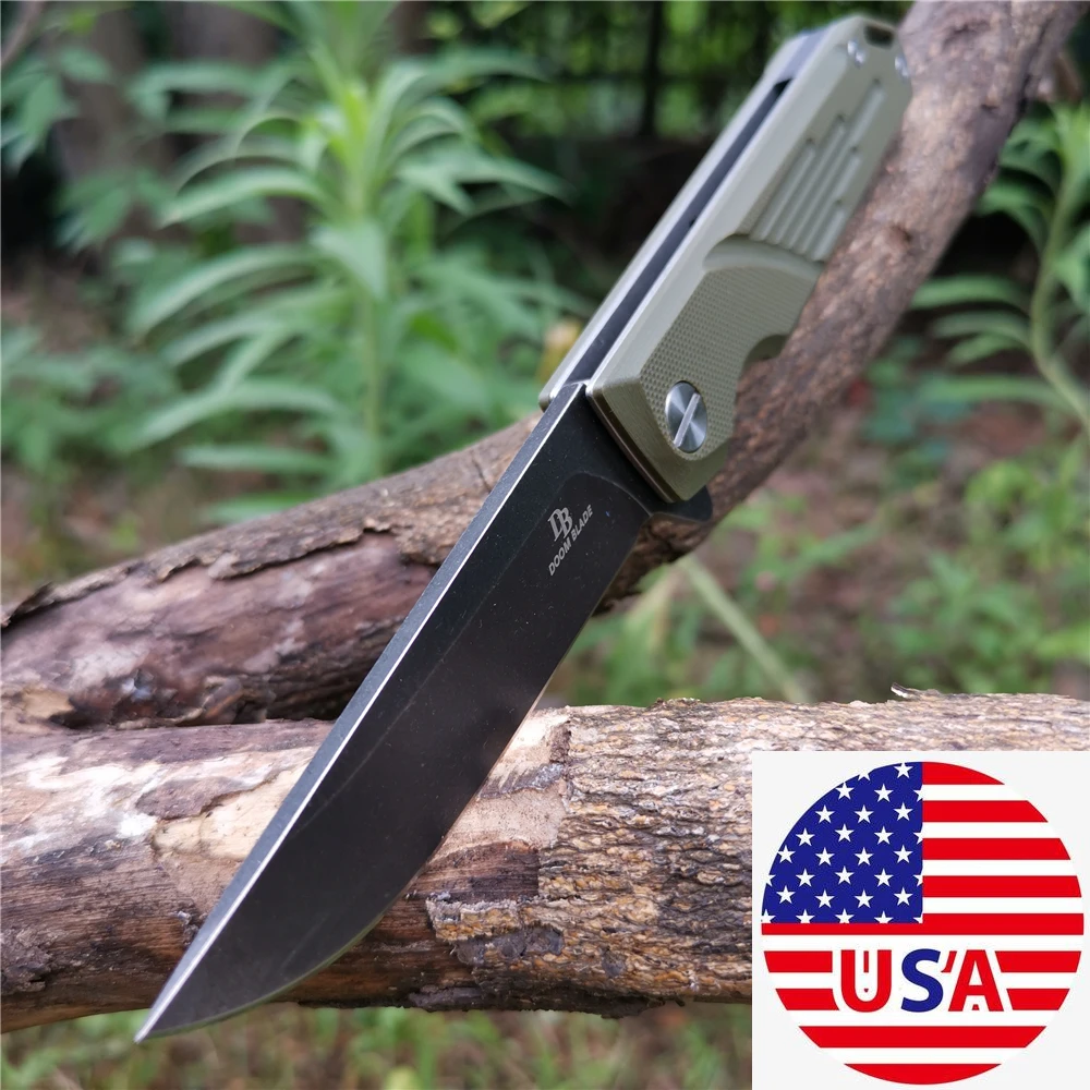 Складной карманный нож D2 лезвие G10 Ручка шариковый подшипник тактические ножи