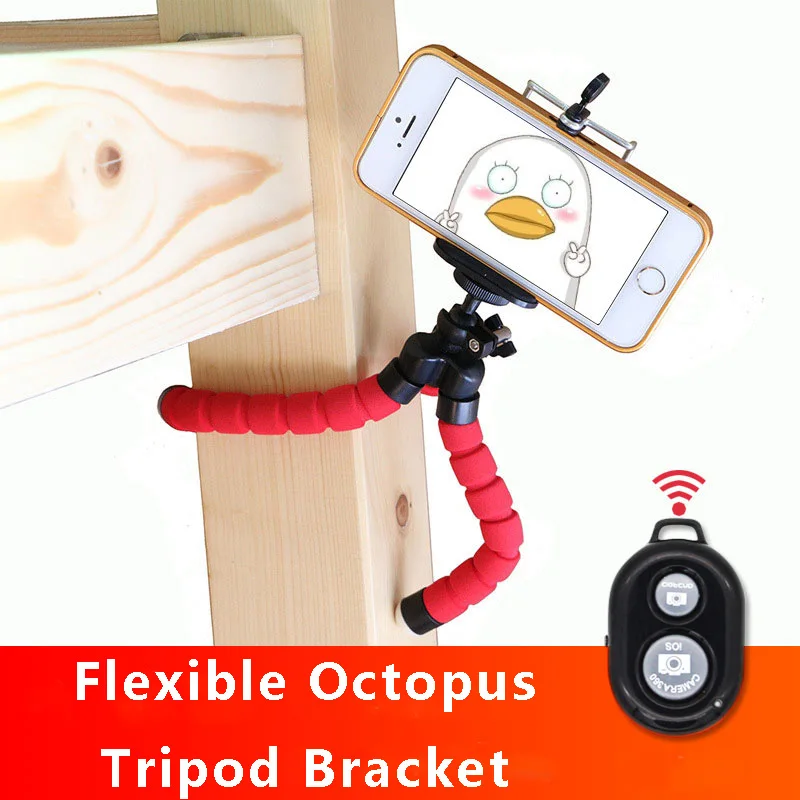 

Live Broadcast Phone Holder Flexible Octopus Tripod Bracket Selfie Stand Mount Monopod Styling Accessories For All Smart Phone