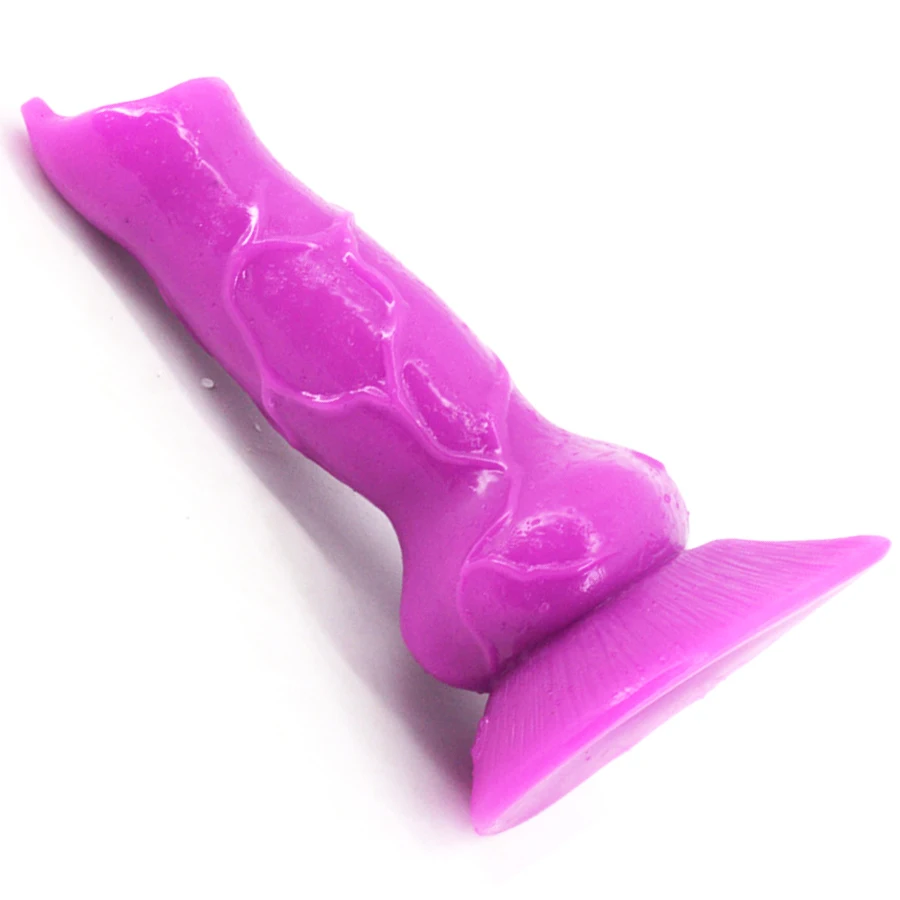 Секс-шоп большие животные искусственное животное присоска с узлом волчий пенис