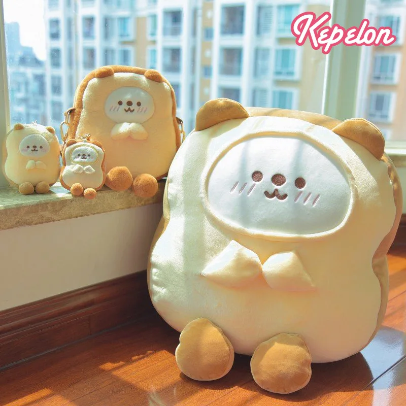 

JY Icelandic Love White Bear Bread Plush Pillow Cushion Doll Creative Girl Cute Gift 38cm WJ04