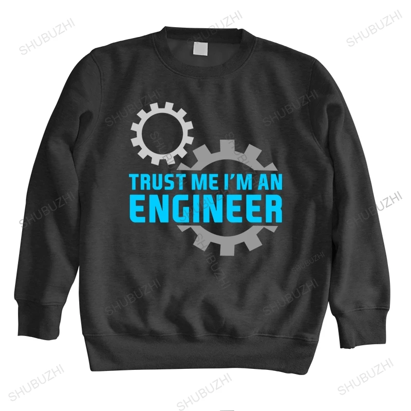 

Толстовка мужская с длинным рукавом, Модный брендовый свитшот, забавная винтажная Толстовка в стиле унисекс «Поверь мне я инженер», шубучжи...