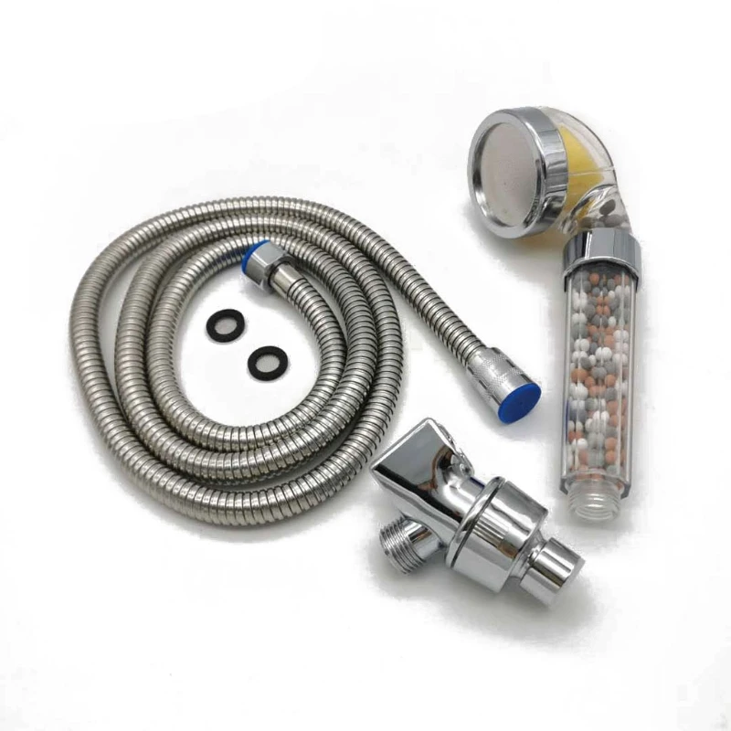 

Vitamin C Filter Shower Head Kit Chlorine Flouride Filter Hard Water Softer