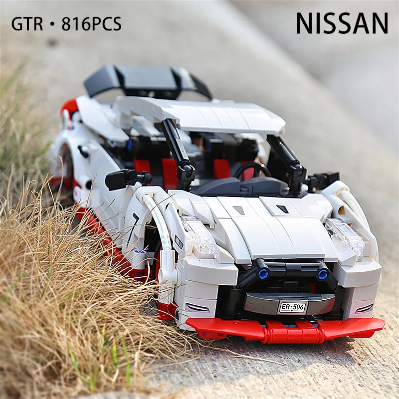 Креативные Игрушки Moc 25326 высокотехнологичные строительные блоки для Nissan GTR Speed