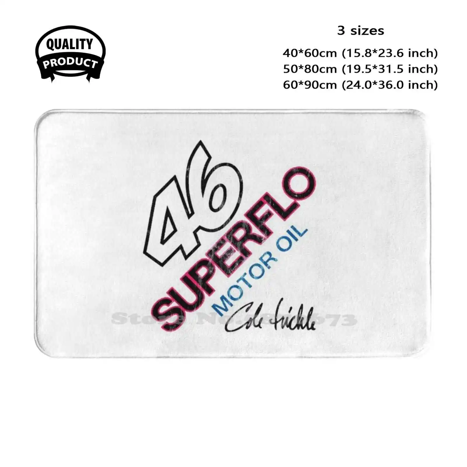 Мягкий коврик Days Of Thunder 46 домашний для двери рандомный мотоспорта Hendrick Earnardt 90S Mello