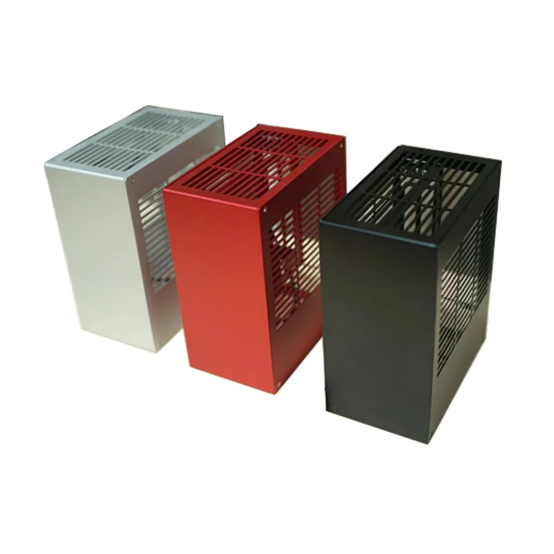 Компьютерный чехол HTPC, безопасный шкаф ITX, мини рама, полностью алюминиевый корпус для видеокарты RTX 2070 1660 i3 i5 i7 8700 K39 PC Gamer Chassis E