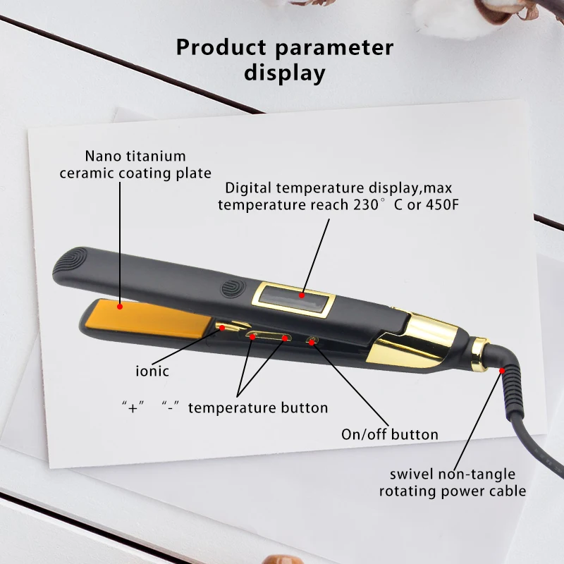 2 в 1 мини электрический выпрямитель для волос ионный Керамический щипцы завивки