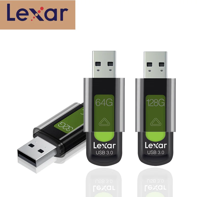Оригинальный Lexar usb ФЛЕШКА pen drive flash флешки S57 128 ГБ 150 МБ/с. объемом памяти 32 Гб или 64