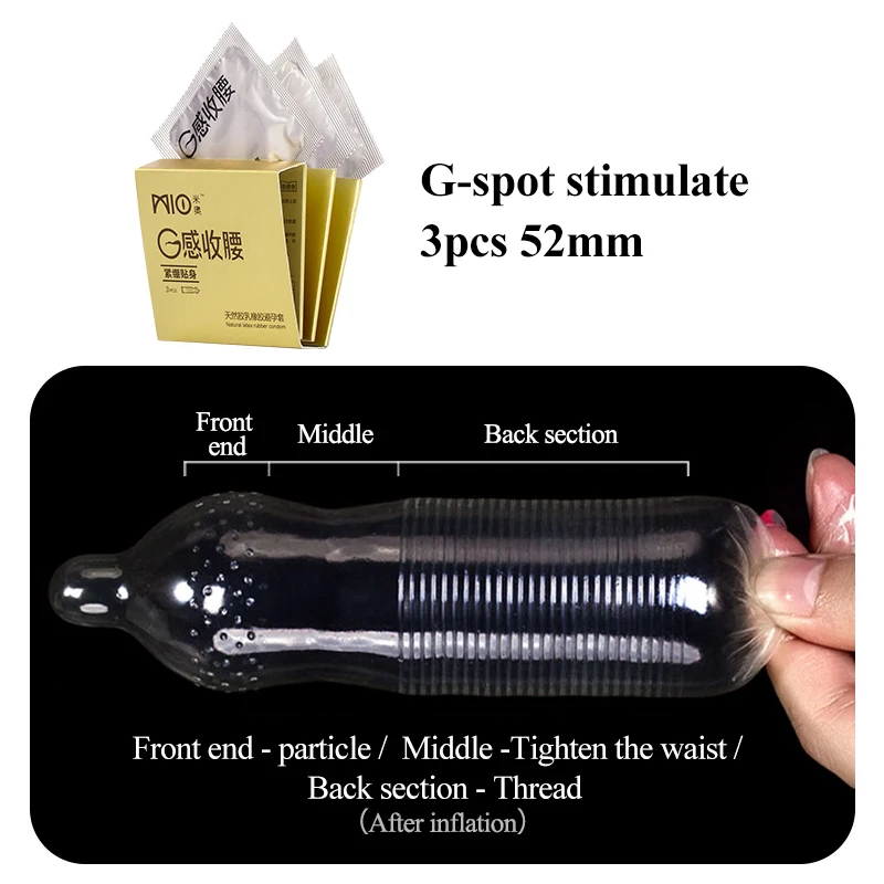 MIO небольшой презервативы размером для Для мужчин тонкий УФ фильтр 49 мм с Спайк