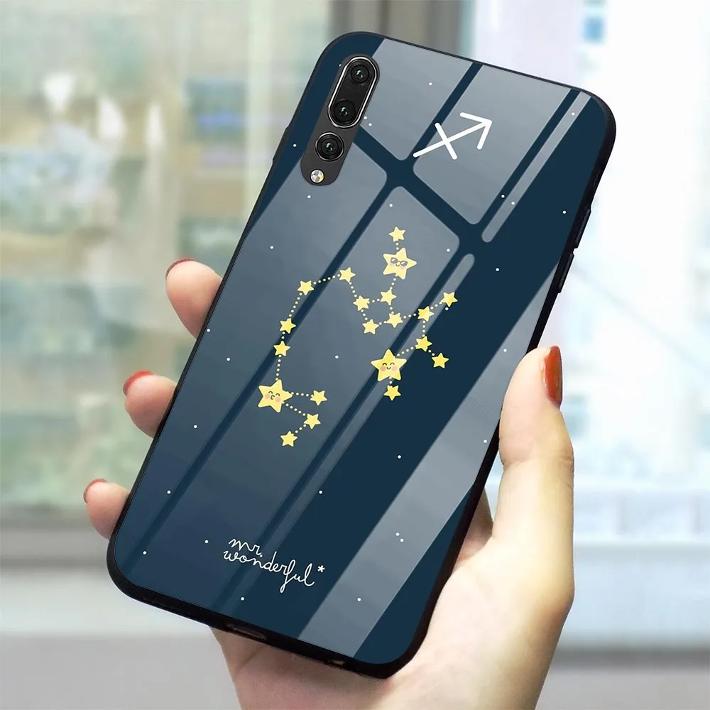 Чехол для телефона Libra Scorpio чехол Huawei P Smart 2019 P10 P20 P30 Pro Mate 20 Honor 7A 9 10 Lite Y6 Y9 закаленное