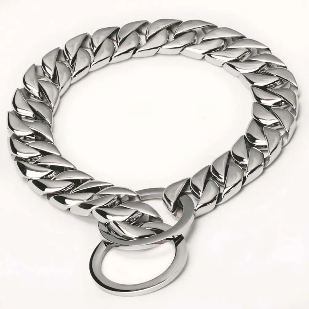 Цепочка-чокер для собак из нержавеющей стали 15 мм